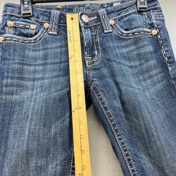 Miss Me Women's Bootcut Jeans Size 27 Button Flap Pockets Y2K - Picture 7 of 15